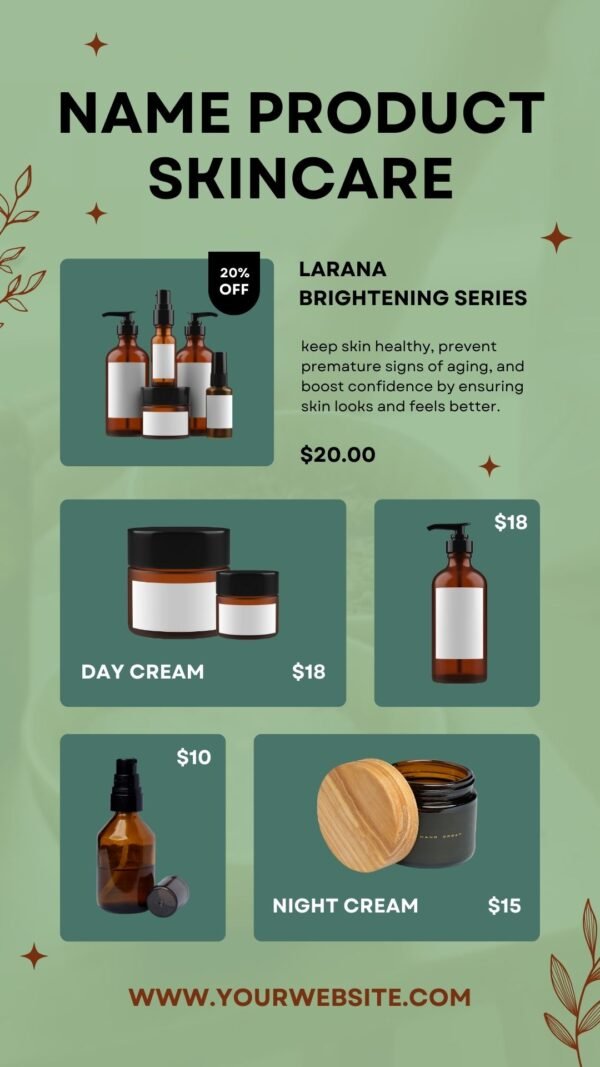 Instagram Reels Template Set for Canva – New Skincare Product - Image 4