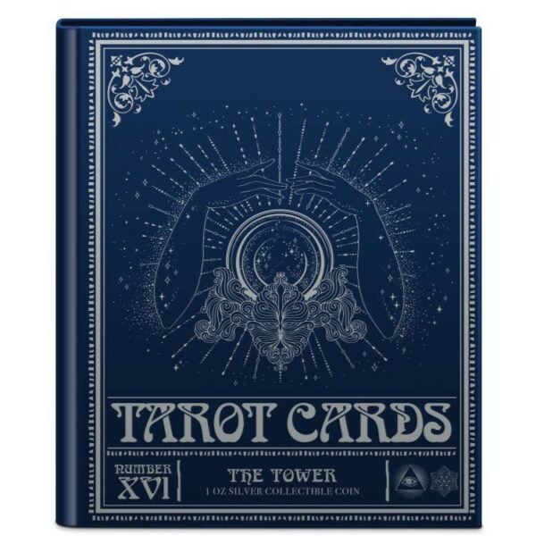 Tarot Cards – The Tower 1oz Silver Coin 2024 - Image 2