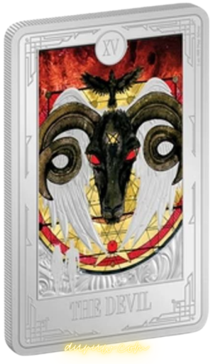 Tarot coin The Devil 2