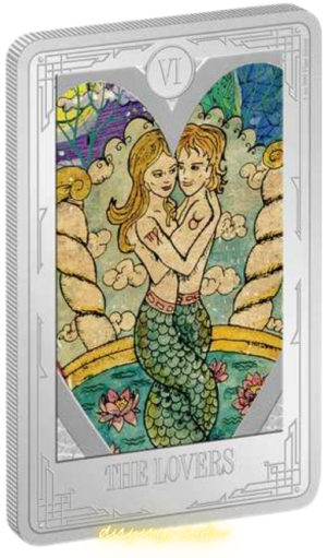 Tarot coin The Lovers